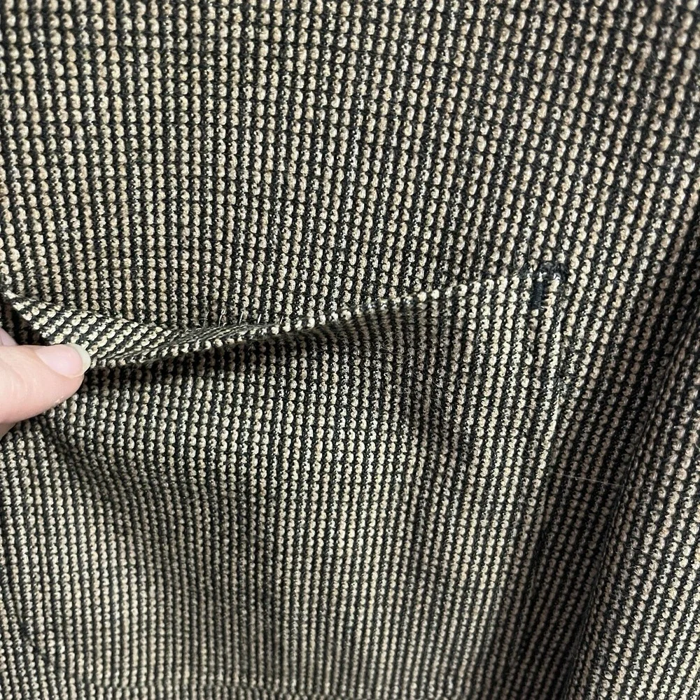 Vintage Nat Nast Large Men Vintage Twill‎ Wool Sport Coat Brown Tan